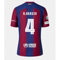 Barcelona Ronald Araujo #4 Domáci Ženy futbalový dres 2023-24 Krátky Rukáv